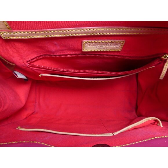 Dooney & Bourke Fuchsia Pink‎ Shoulder Bag (Needs some TLC) - Picture 9 of 12